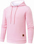 Premium Men’s Fleece Hoodies - Jacquard Pullover Sweatshirts for Men - High-Quality Male Hooded Sweatshirts - Warms Hoodies
